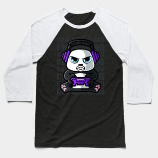 Can't Hear You I'm Gaming - Giant panda bear gamer design Baseball T-Shirt